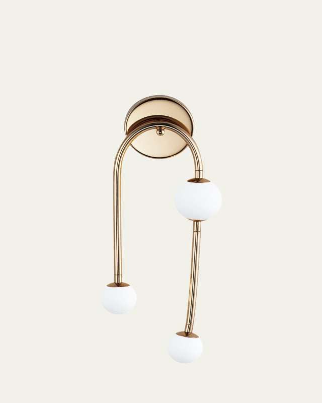 Nina Magon Design from Studio M Alina 3-Light Wall Sconce